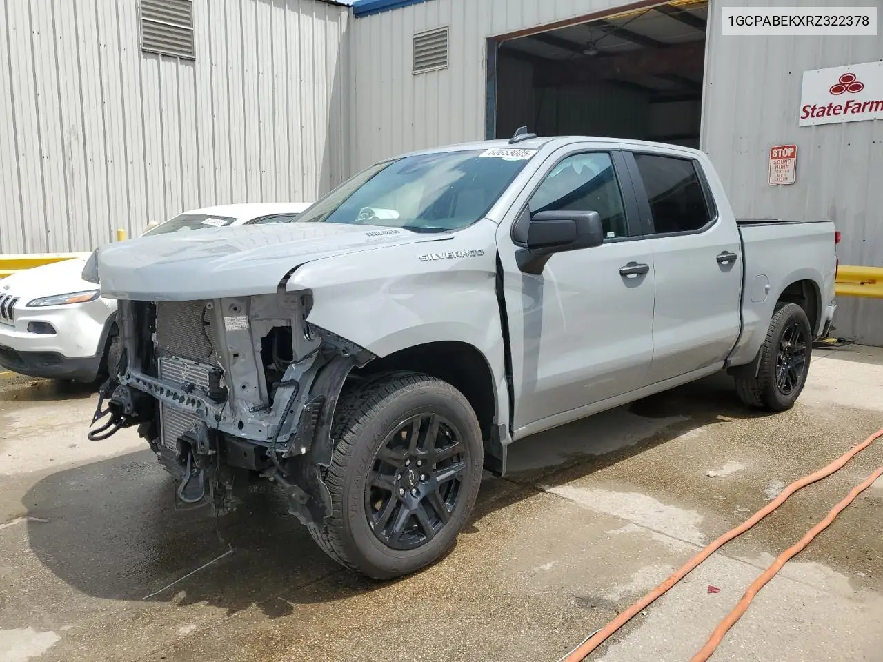 2024 Chevrolet Silverado C1500 Custom VIN: 1GCPABEKXRZ322378 Lot: 60653005