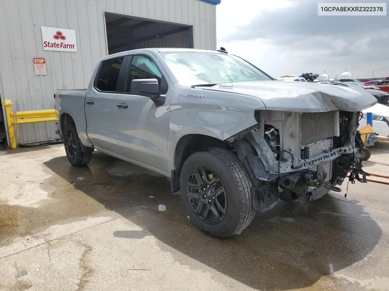 2024 Chevrolet Silverado C1500 Custom VIN: 1GCPABEKXRZ322378 Lot: 60653005