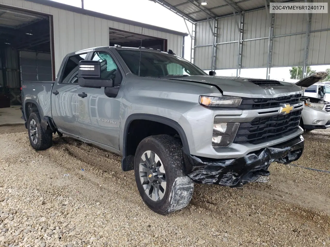 2024 Chevrolet Silverado K2500 Custom VIN: 2GC4YMEY6R1240171 Lot: 62292035