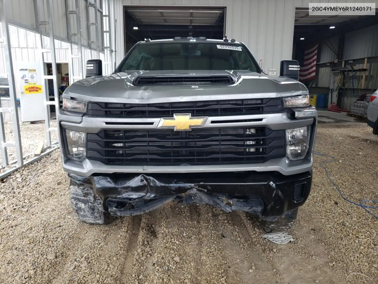 2024 Chevrolet Silverado K2500 Custom VIN: 2GC4YMEY6R1240171 Lot: 62292035