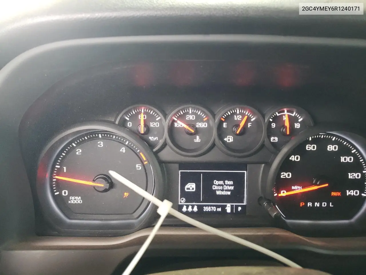 2024 Chevrolet Silverado K2500 Custom VIN: 2GC4YMEY6R1240171 Lot: 62292035