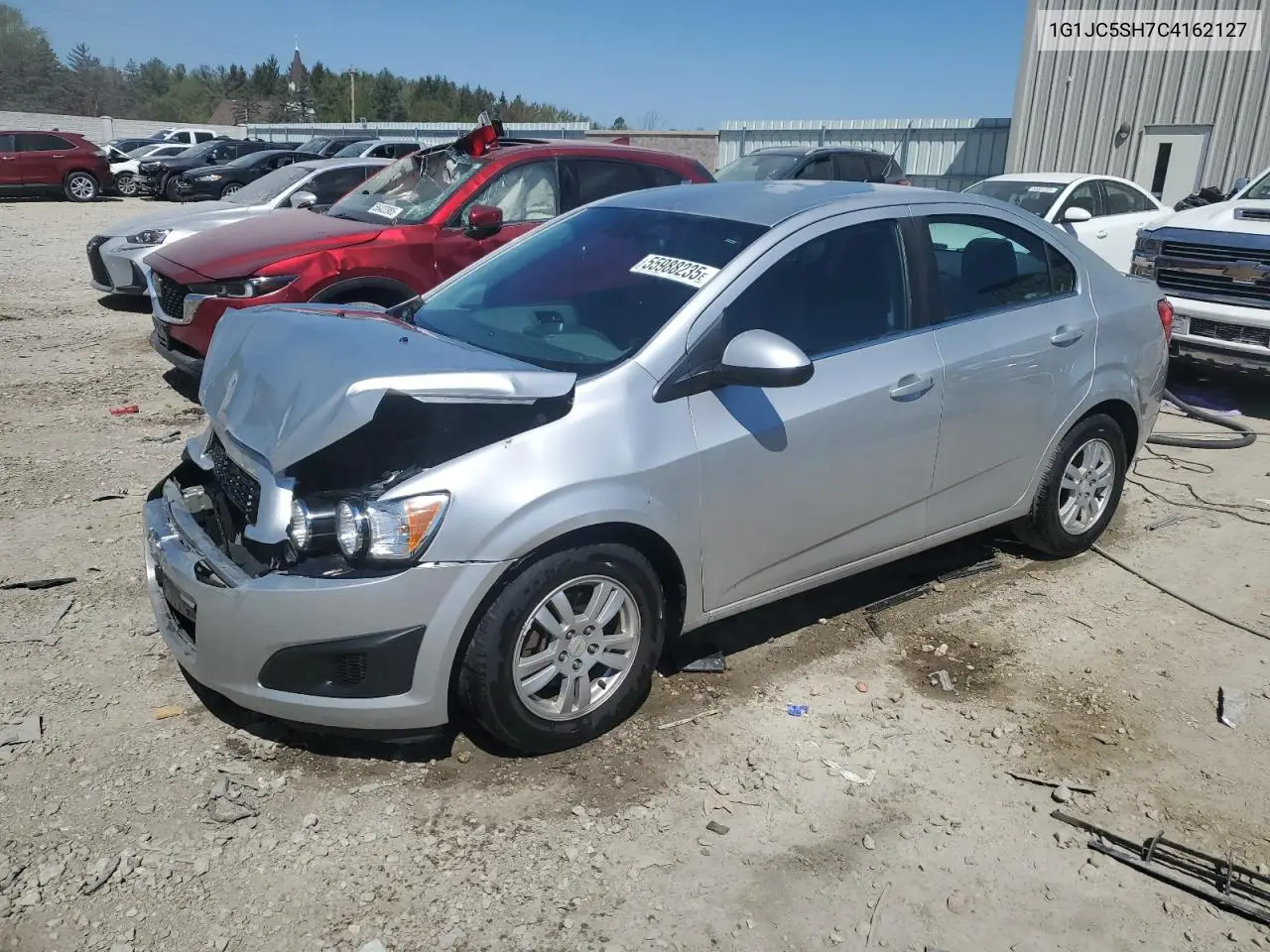 2012 Chevrolet Sonic Lt VIN: 1G1JC5SH7C4162127 Lot: 55988235