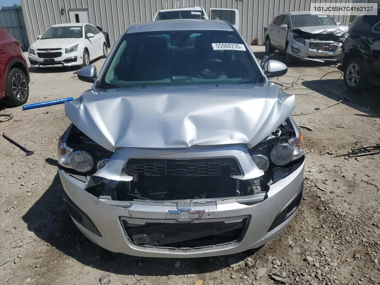 2012 Chevrolet Sonic Lt VIN: 1G1JC5SH7C4162127 Lot: 55988235