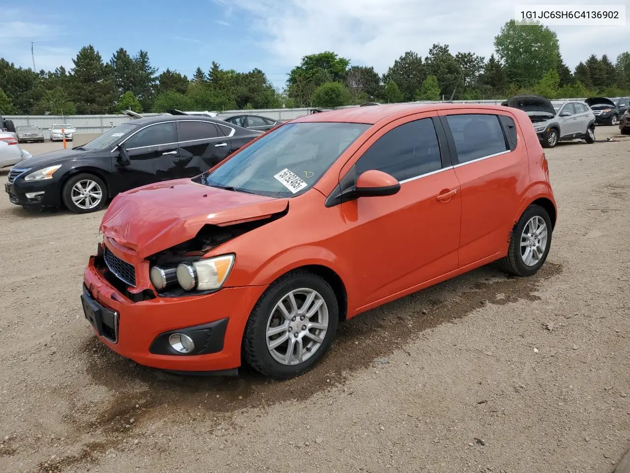 2012 Chevrolet Sonic Lt VIN: 1G1JC6SH6C4136902 Lot: 56192465