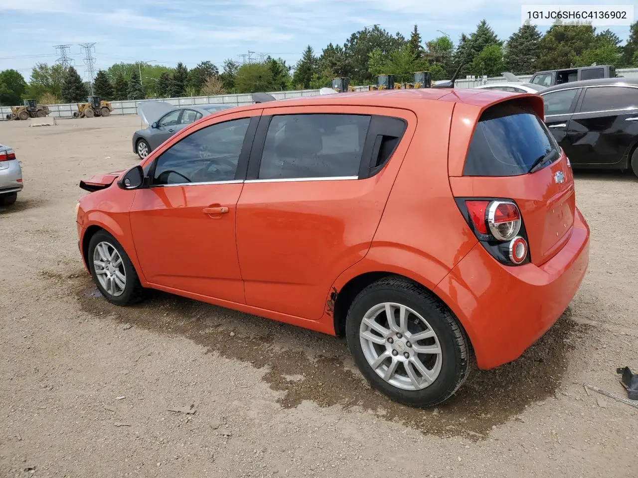 2012 Chevrolet Sonic Lt VIN: 1G1JC6SH6C4136902 Lot: 56192465