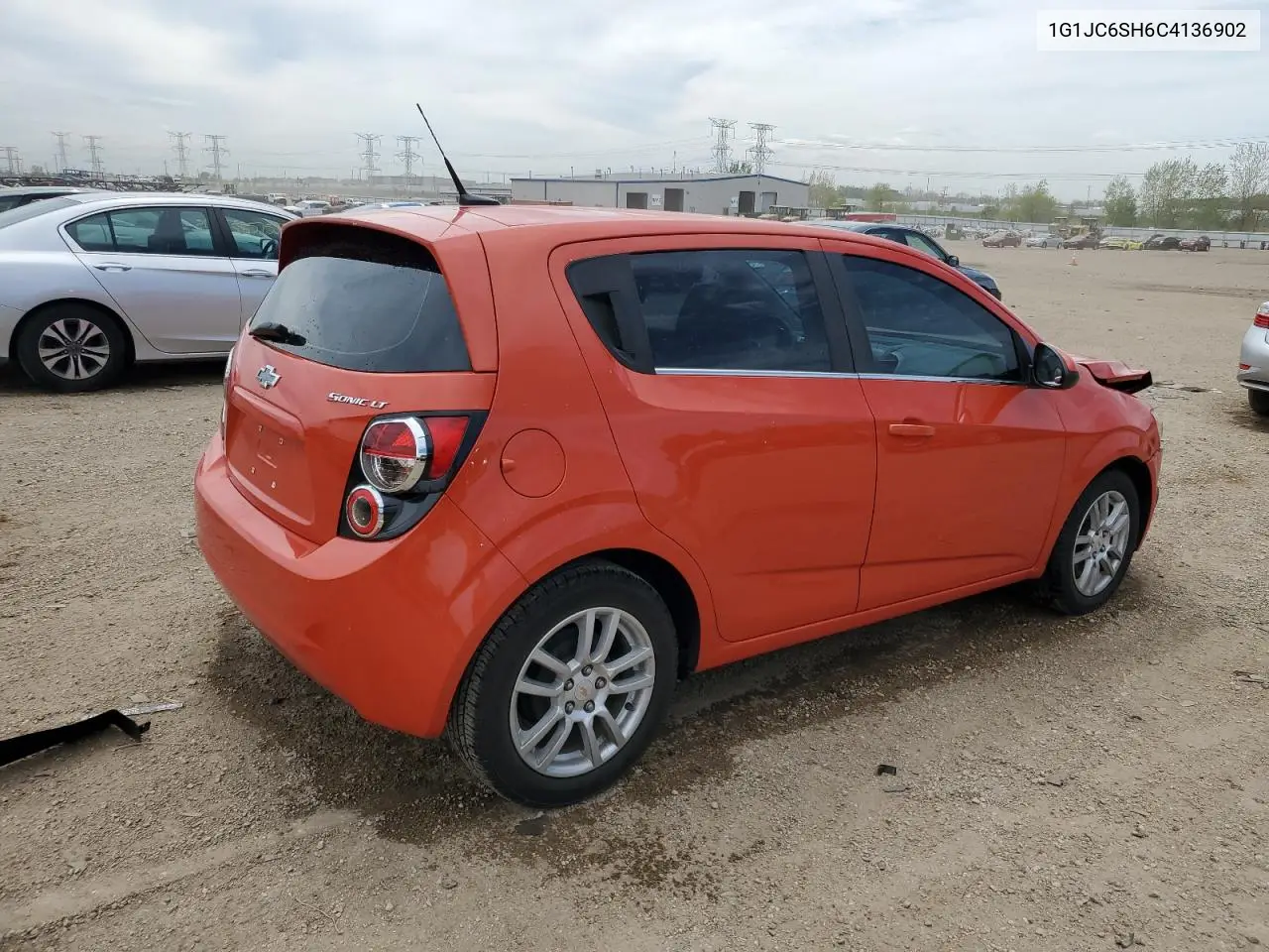 2012 Chevrolet Sonic Lt VIN: 1G1JC6SH6C4136902 Lot: 56192465