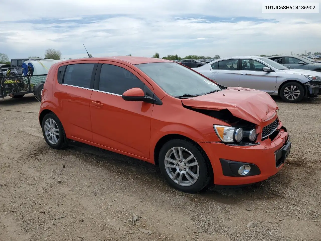 2012 Chevrolet Sonic Lt VIN: 1G1JC6SH6C4136902 Lot: 56192465