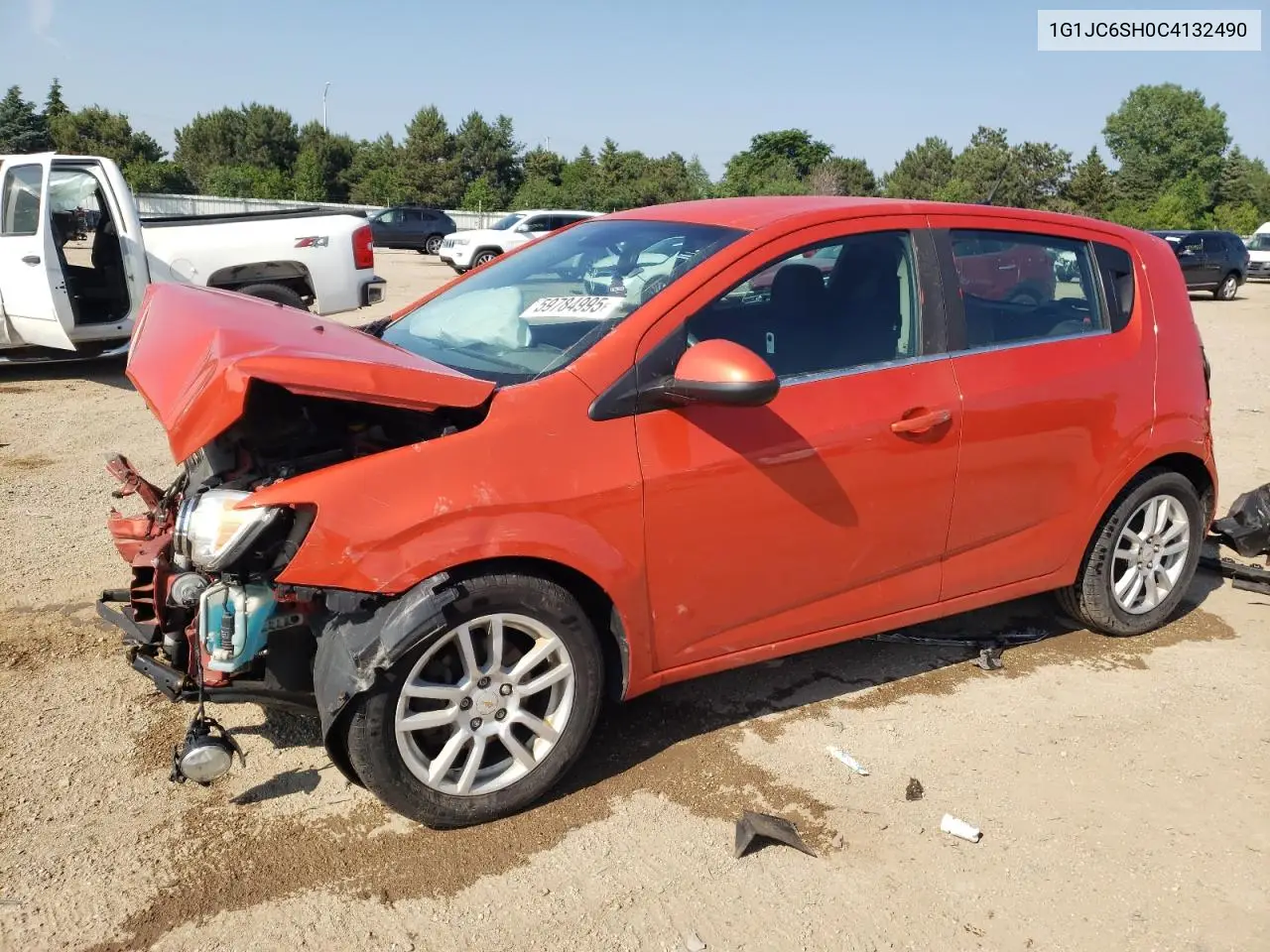 2012 Chevrolet Sonic Lt VIN: 1G1JC6SH0C4132490 Lot: 59784995