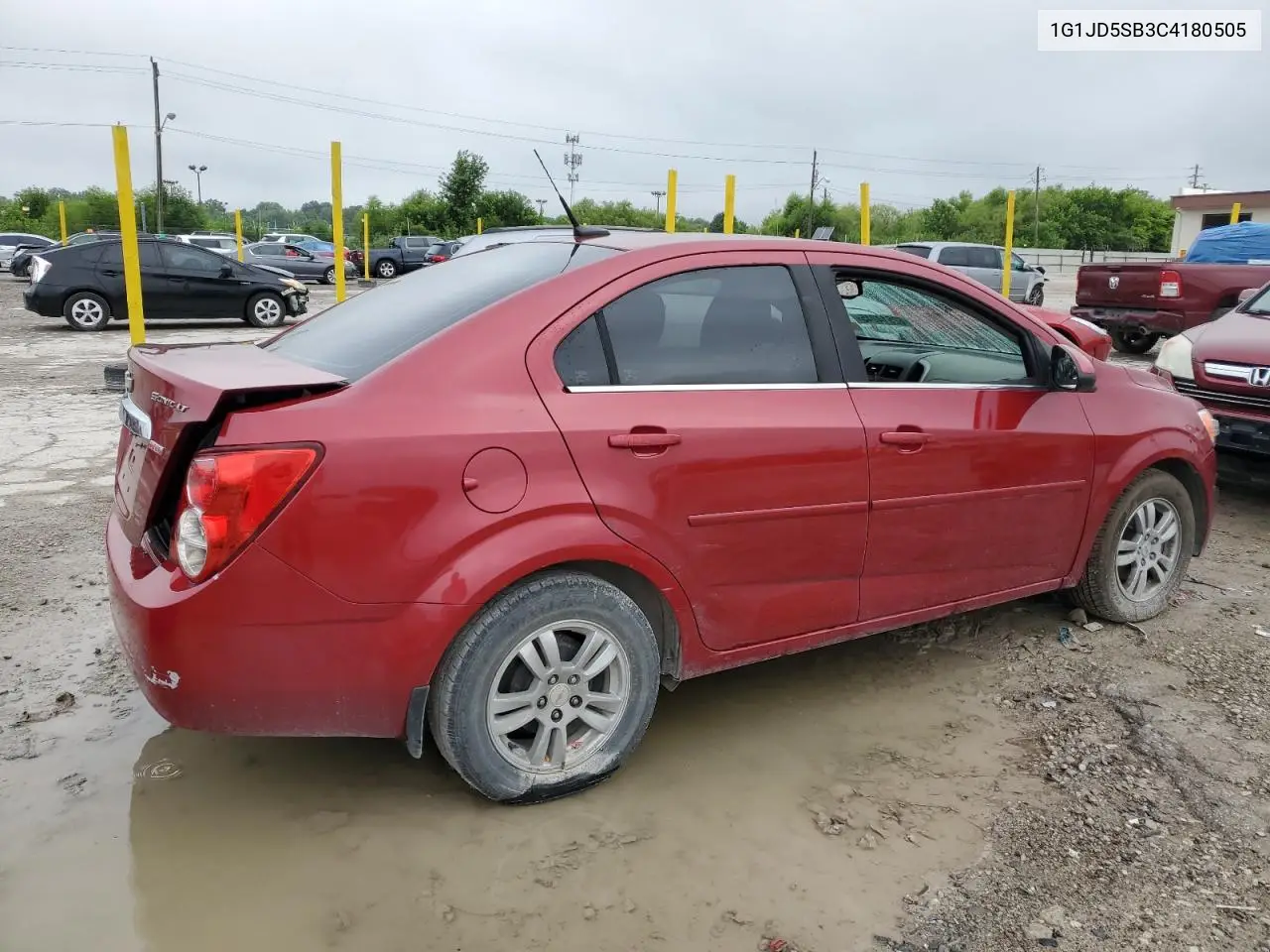2012 Chevrolet Sonic Lt VIN: 1G1JD5SB3C4180505 Lot: 62514245