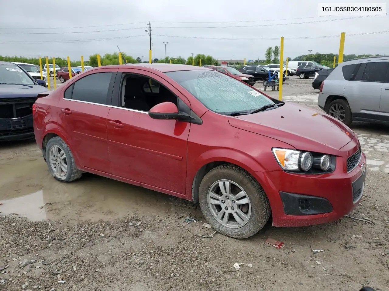 2012 Chevrolet Sonic Lt VIN: 1G1JD5SB3C4180505 Lot: 62514245