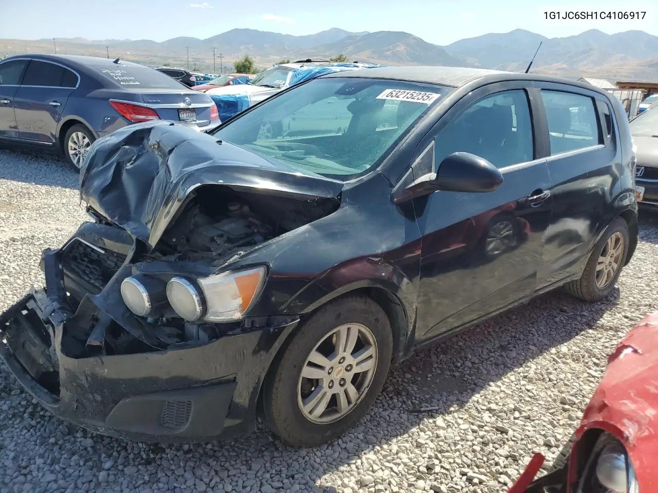 2012 Chevrolet Sonic Lt VIN: 1G1JC6SH1C4106917 Lot: 63215235