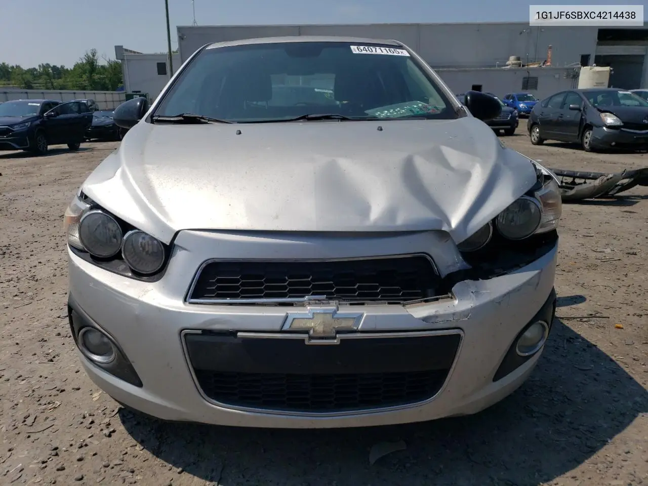 2012 Chevrolet Sonic Ltz VIN: 1G1JF6SBXC4214438 Lot: 64071165