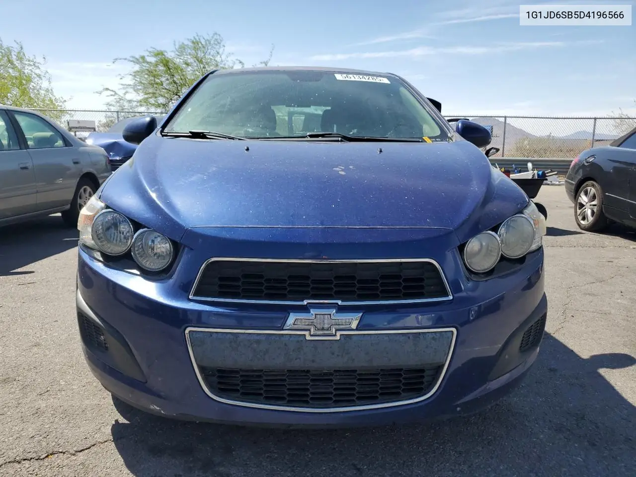 2013 Chevrolet Sonic Lt VIN: 1G1JD6SB5D4196566 Lot: 56134285