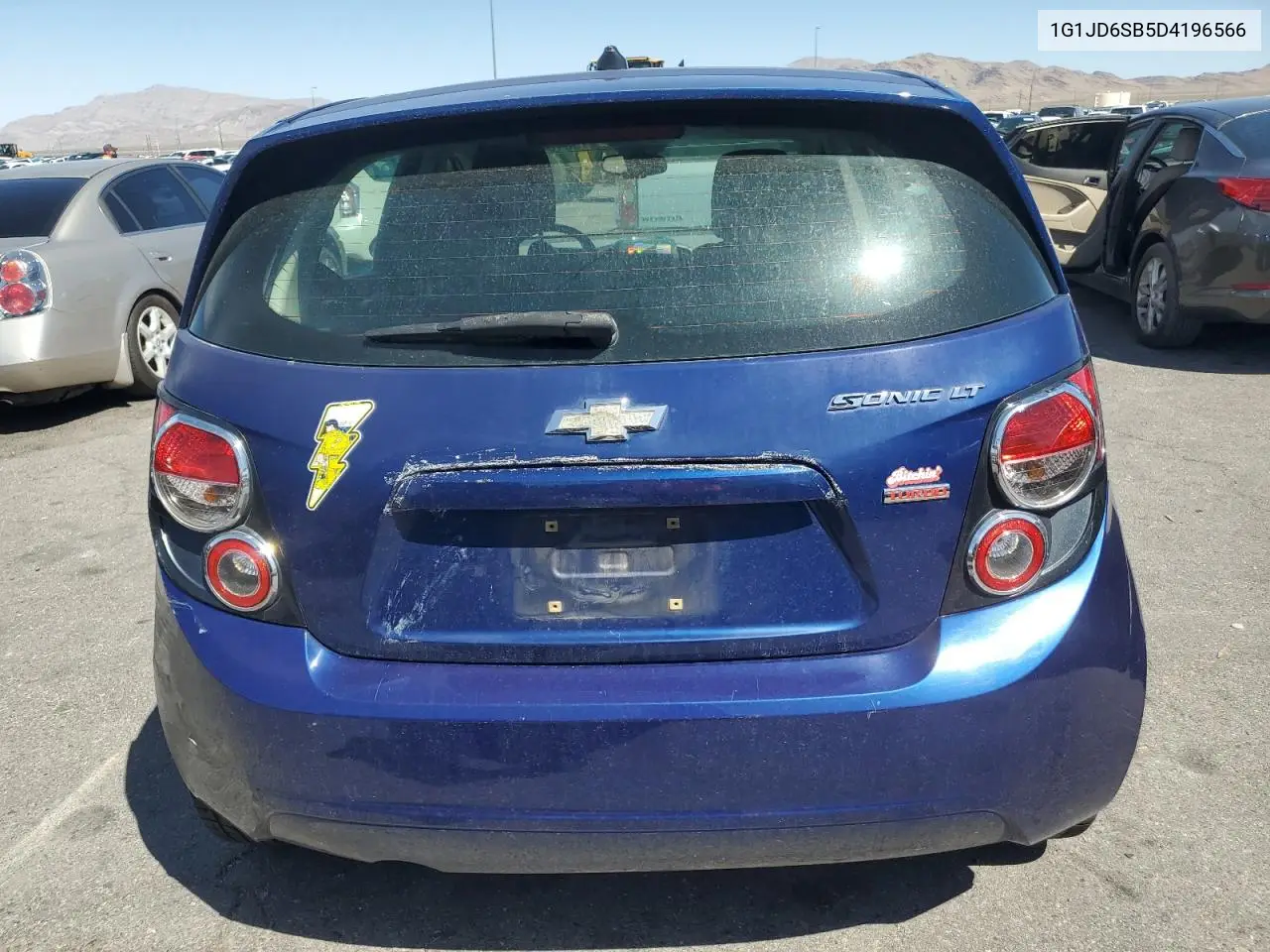 2013 Chevrolet Sonic Lt VIN: 1G1JD6SB5D4196566 Lot: 56134285