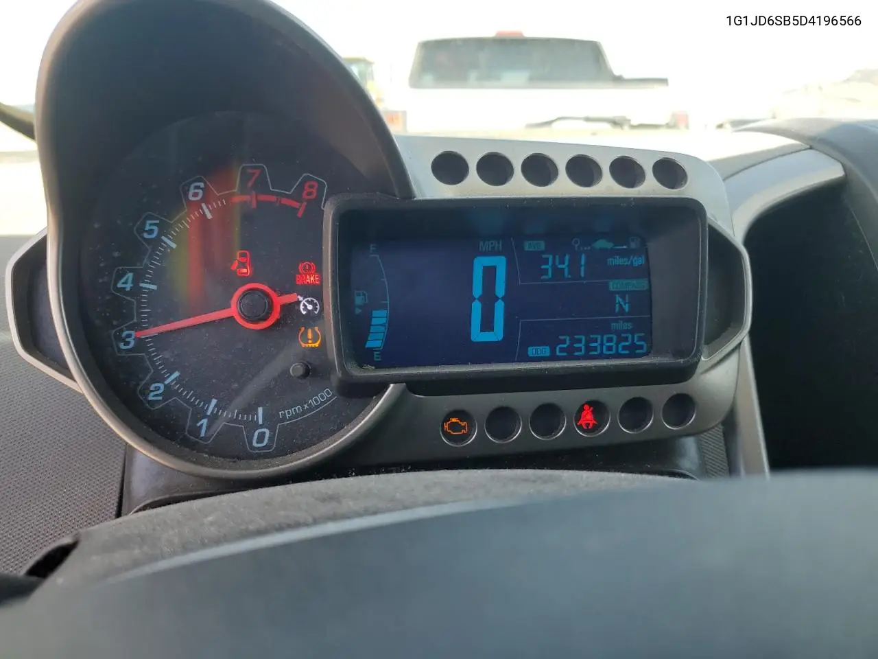 2013 Chevrolet Sonic Lt VIN: 1G1JD6SB5D4196566 Lot: 56134285