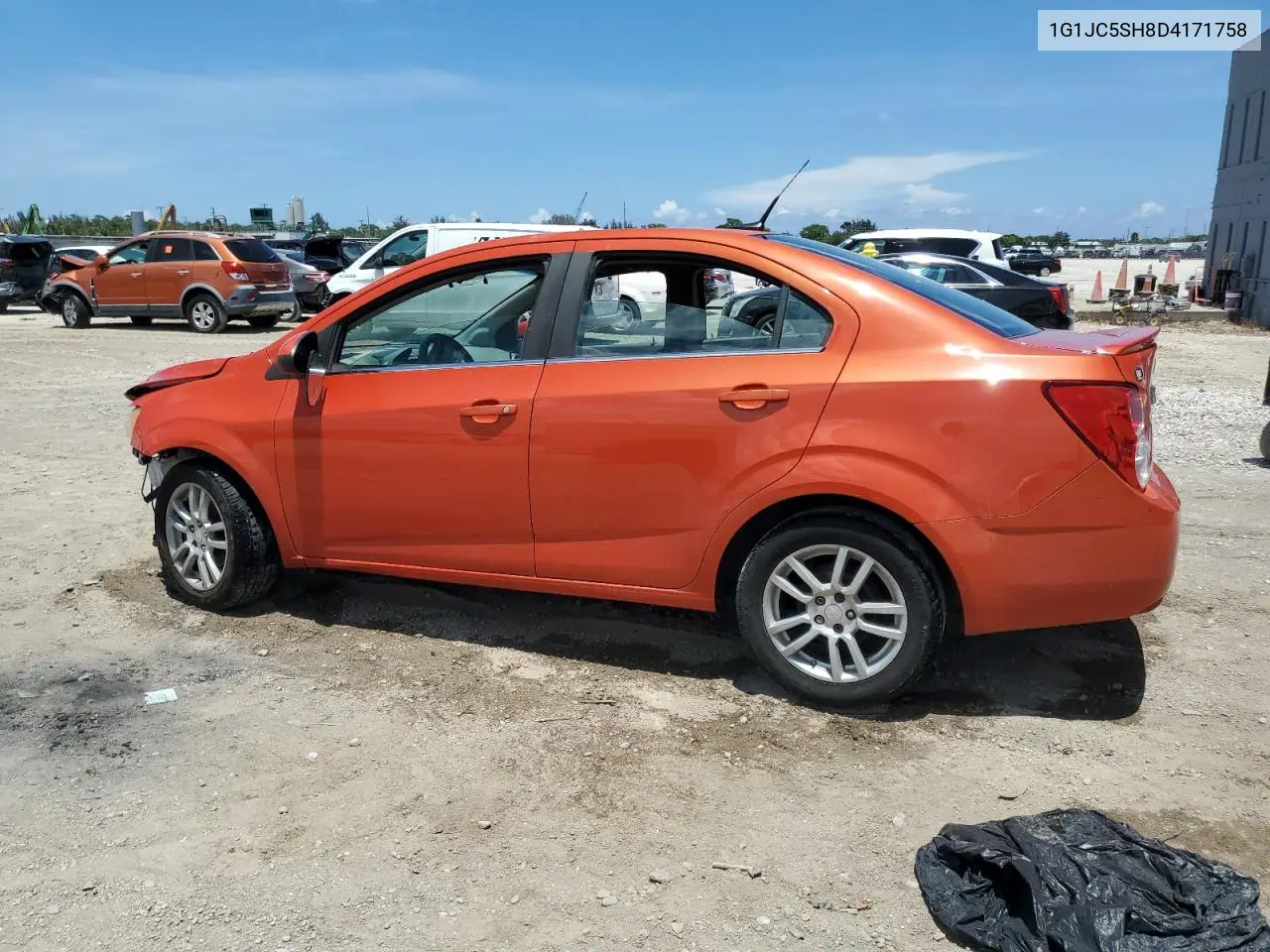 2013 Chevrolet Sonic Lt VIN: 1G1JC5SH8D4171758 Lot: 61480205