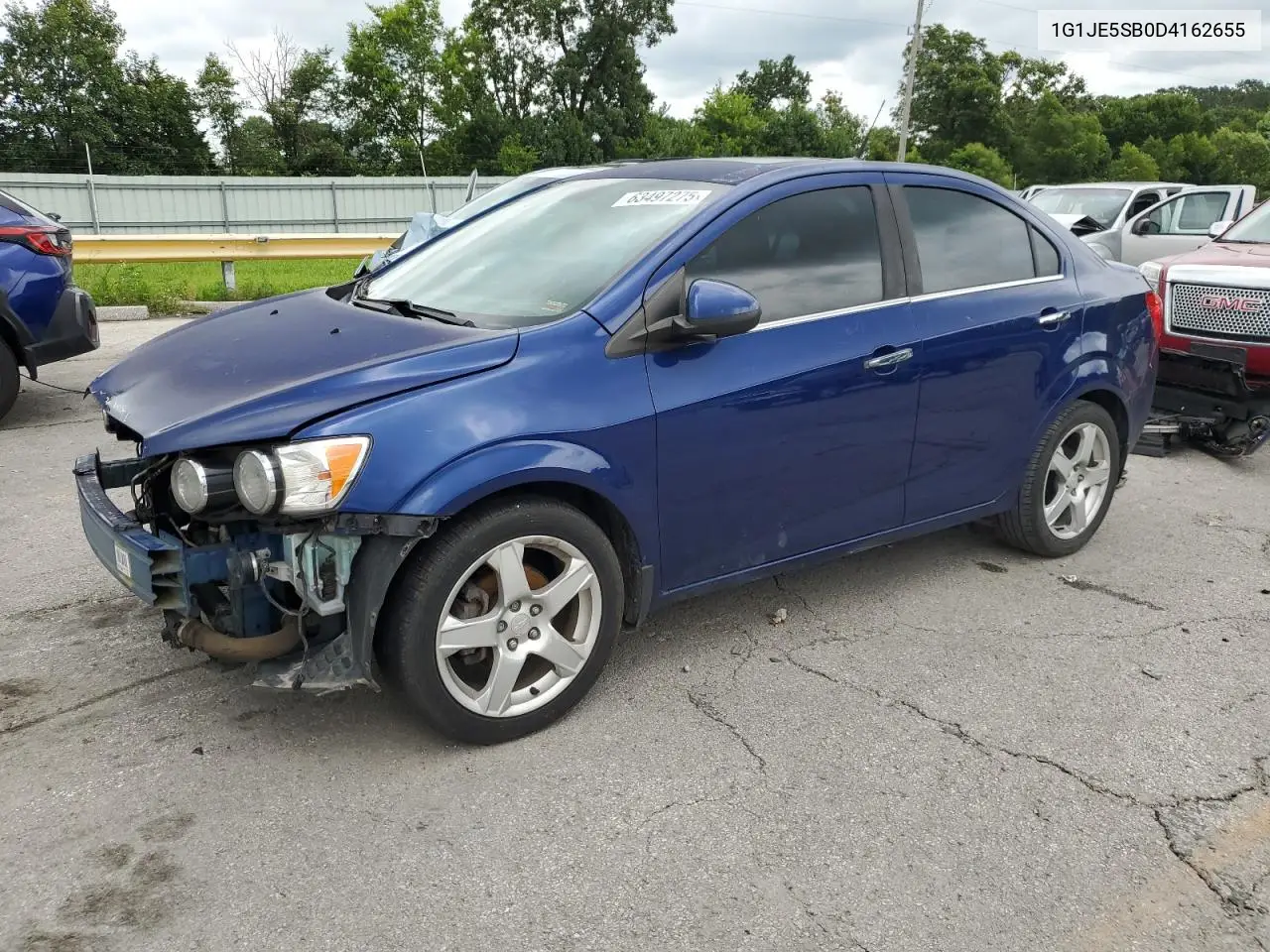 2013 Chevrolet Sonic Ltz VIN: 1G1JE5SB0D4162655 Lot: 63497275