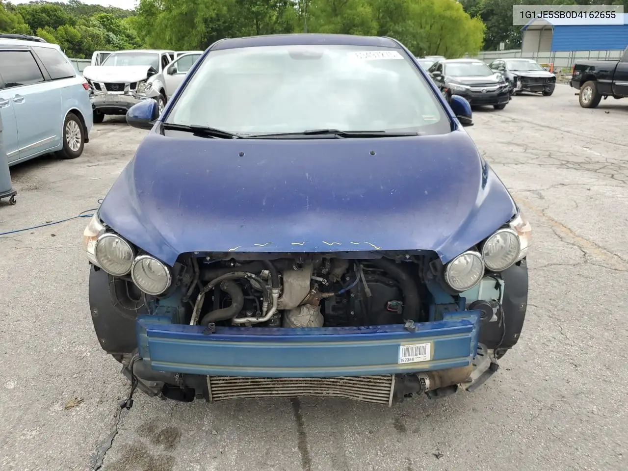 2013 Chevrolet Sonic Ltz VIN: 1G1JE5SB0D4162655 Lot: 63497275