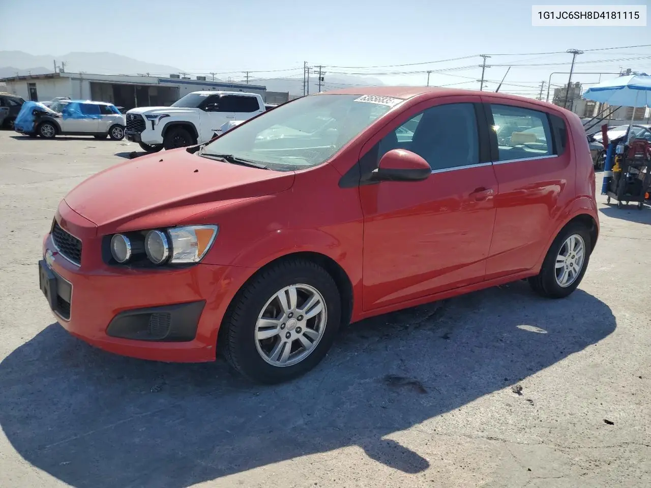 2013 Chevrolet Sonic Lt VIN: 1G1JC6SH8D4181115 Lot: 63656835