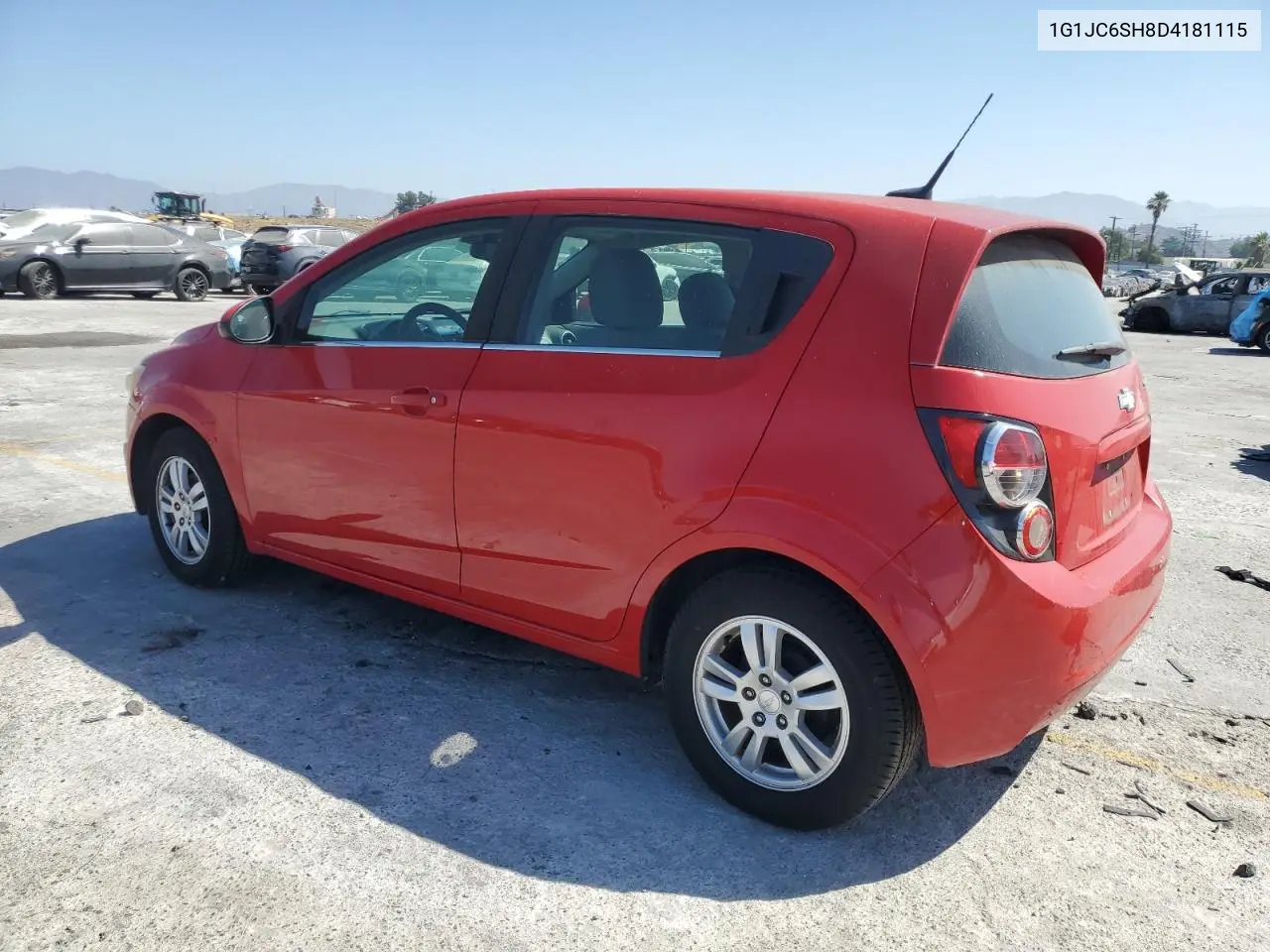 2013 Chevrolet Sonic Lt VIN: 1G1JC6SH8D4181115 Lot: 63656835