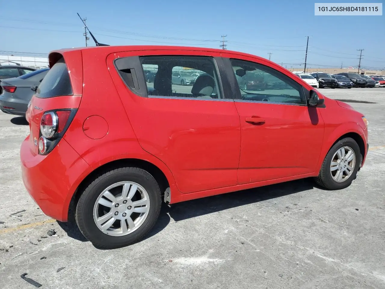 2013 Chevrolet Sonic Lt VIN: 1G1JC6SH8D4181115 Lot: 63656835