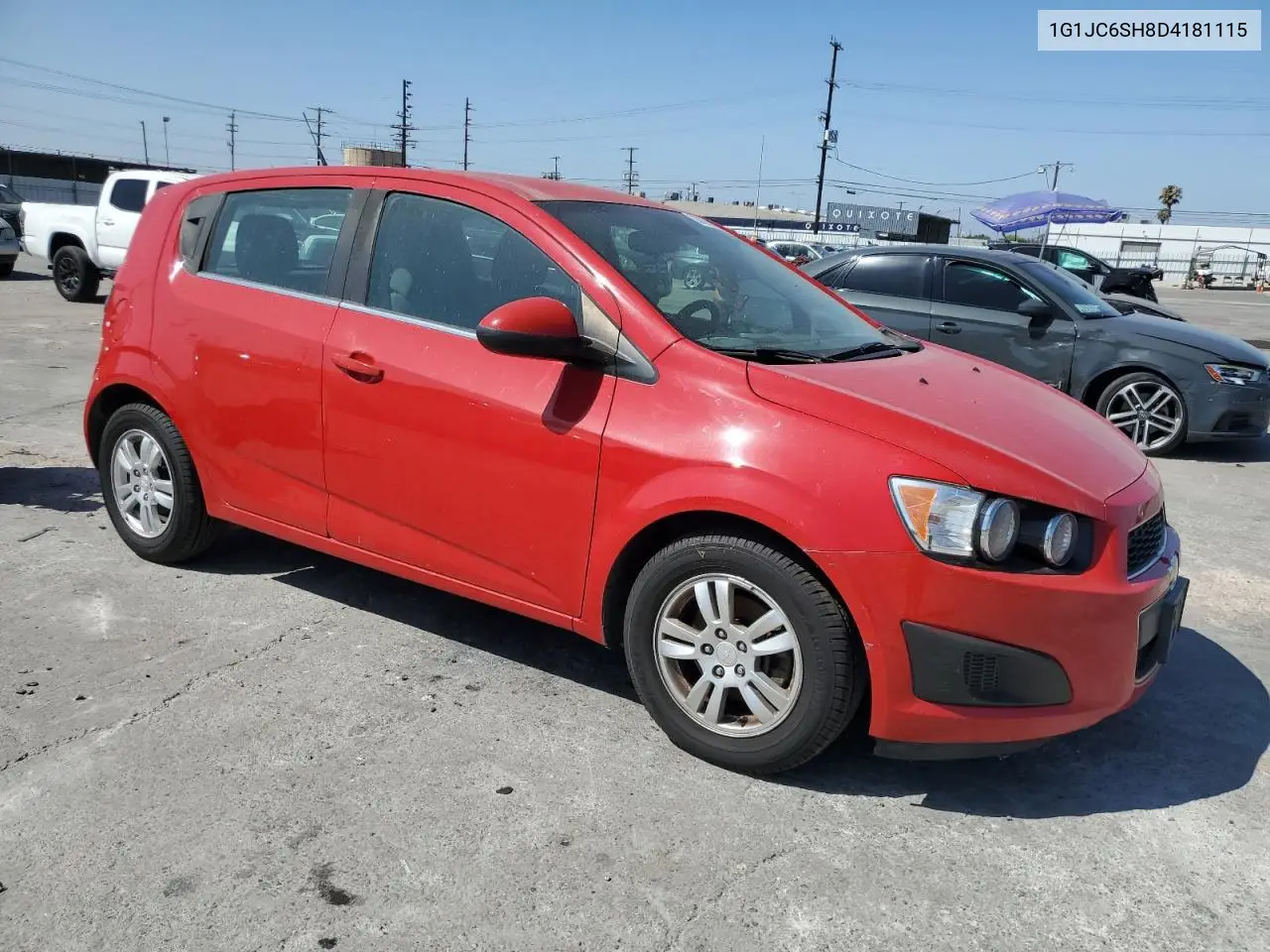 2013 Chevrolet Sonic Lt VIN: 1G1JC6SH8D4181115 Lot: 63656835