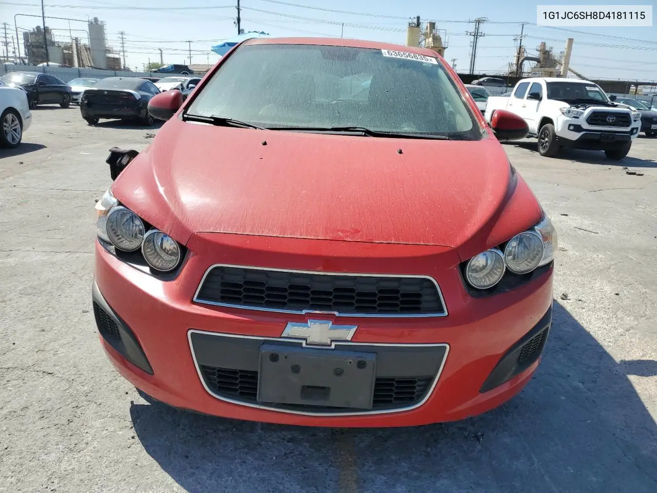 2013 Chevrolet Sonic Lt VIN: 1G1JC6SH8D4181115 Lot: 63656835