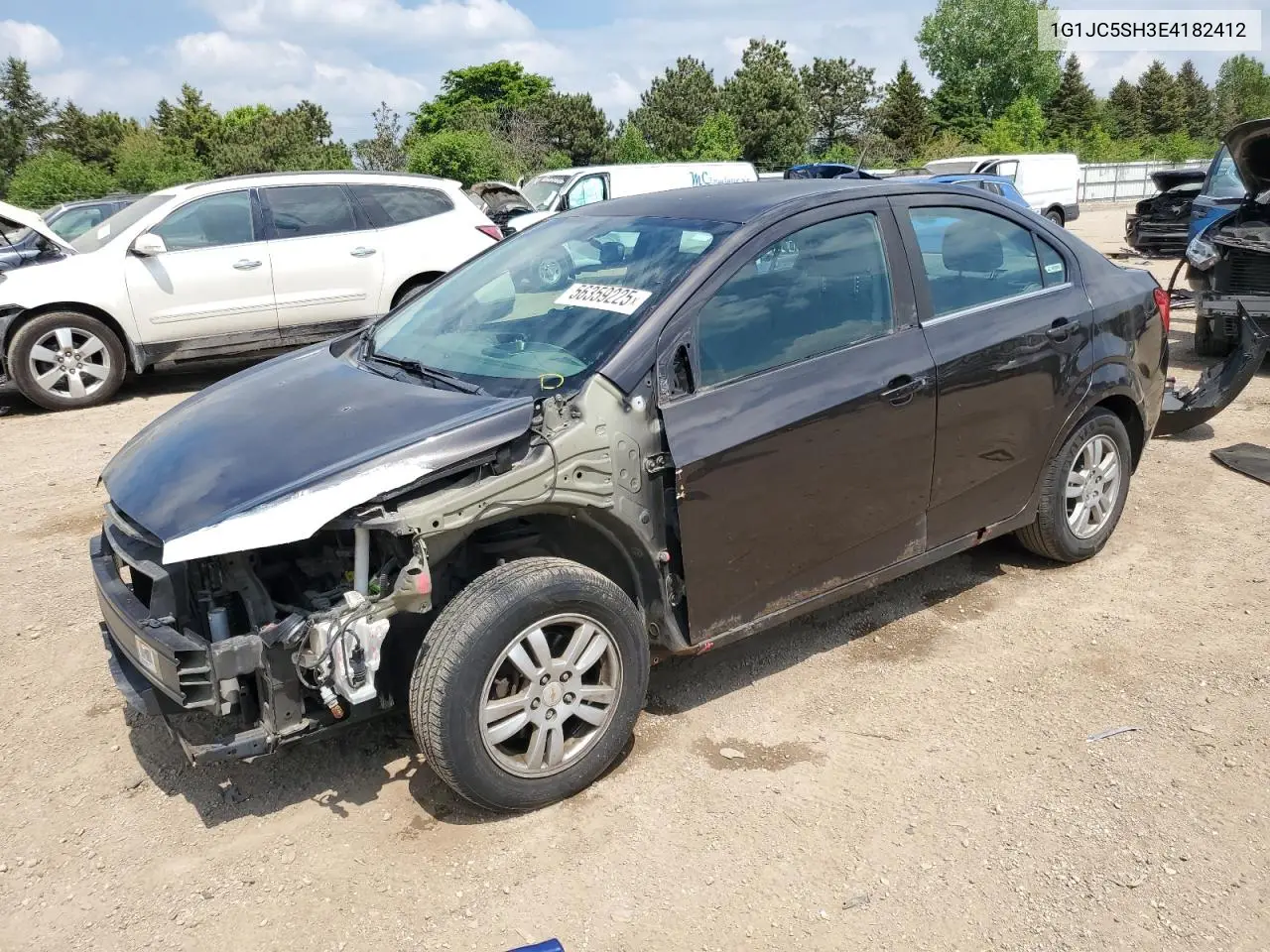 2014 Chevrolet Sonic Lt VIN: 1G1JC5SH3E4182412 Lot: 56359225