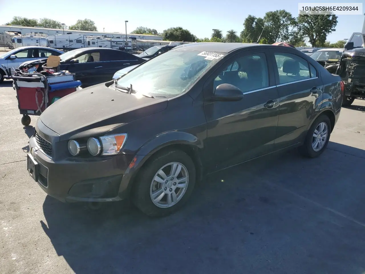 2014 Chevrolet Sonic Lt VIN: 1G1JC5SH6E4209344 Lot: 56931155