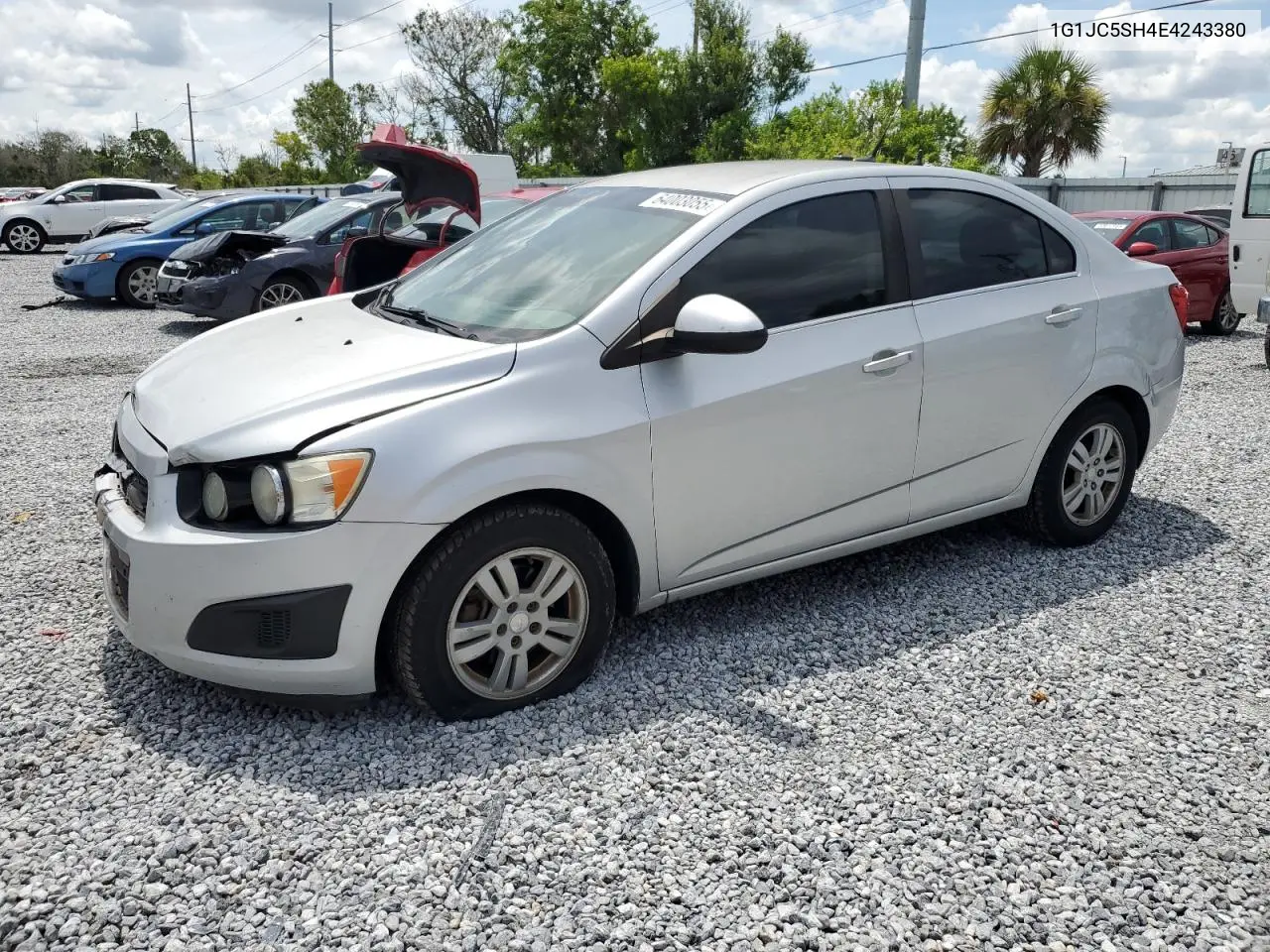2014 Chevrolet Sonic Lt VIN: 1G1JC5SH4E4243380 Lot: 64003055