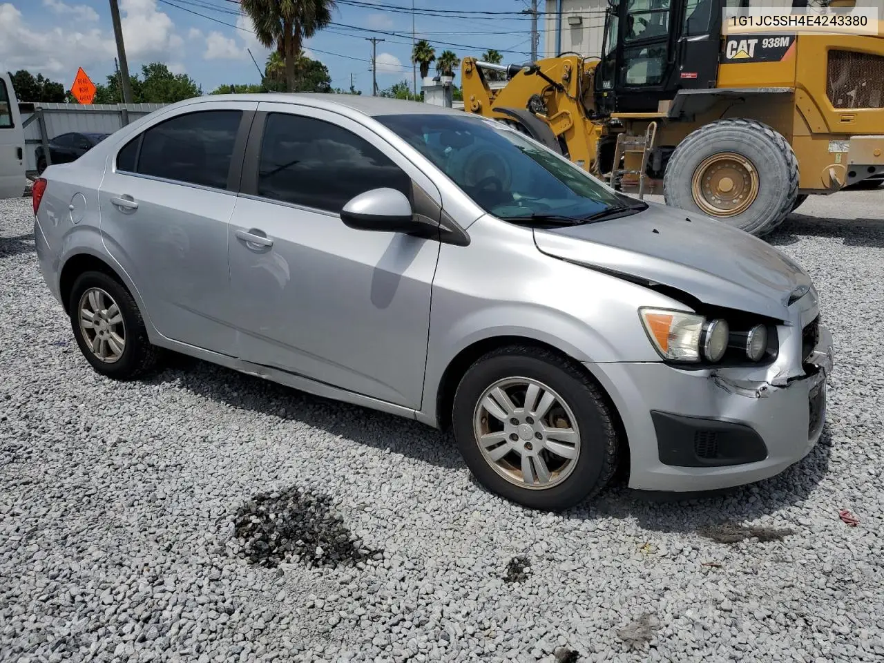 2014 Chevrolet Sonic Lt VIN: 1G1JC5SH4E4243380 Lot: 64003055