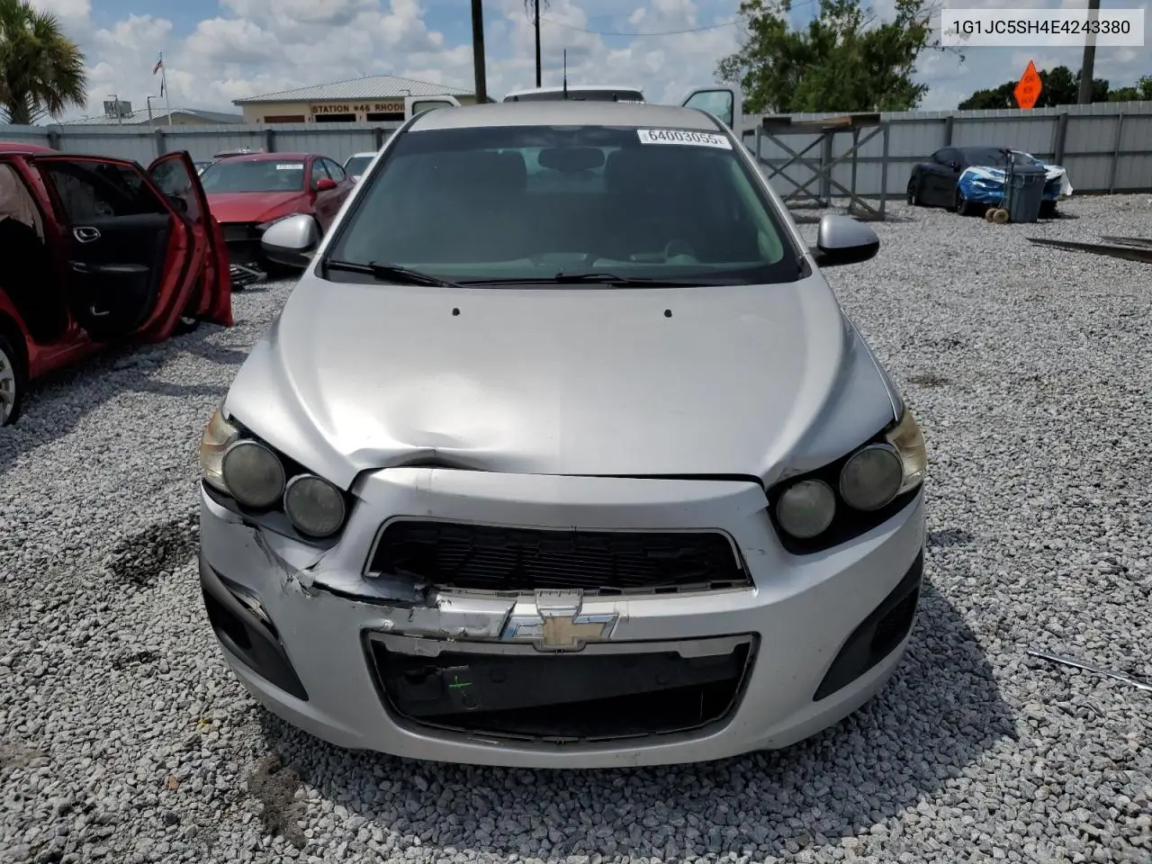 2014 Chevrolet Sonic Lt VIN: 1G1JC5SH4E4243380 Lot: 64003055