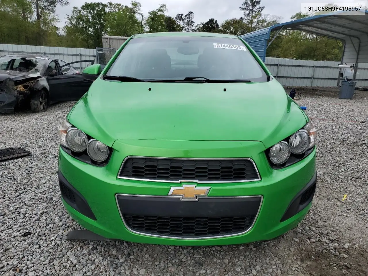 2015 Chevrolet Sonic Lt VIN: 1G1JC5SH9F4195957 Lot: 51440385