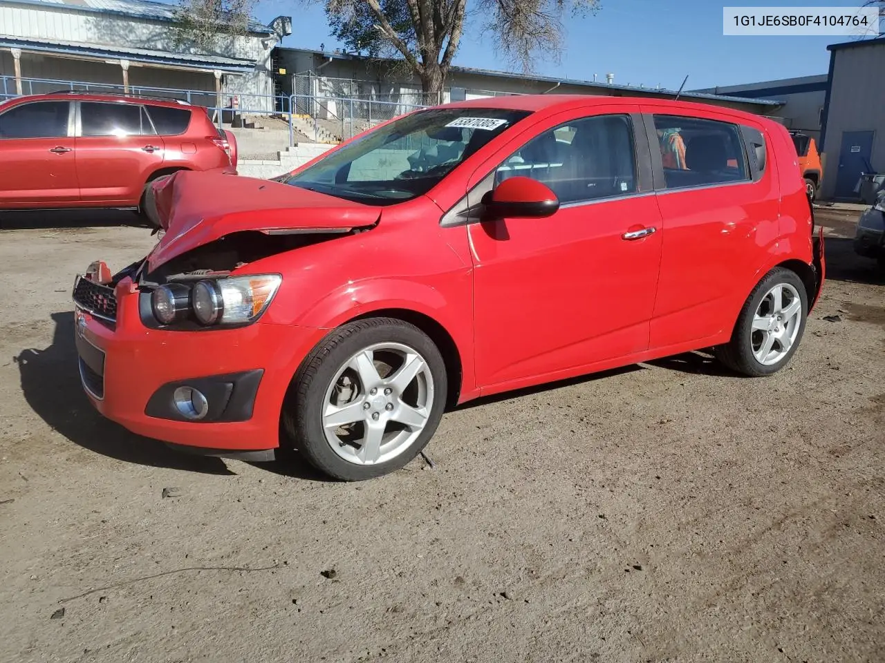 2015 Chevrolet Sonic Ltz VIN: 1G1JE6SB0F4104764 Lot: 53870305