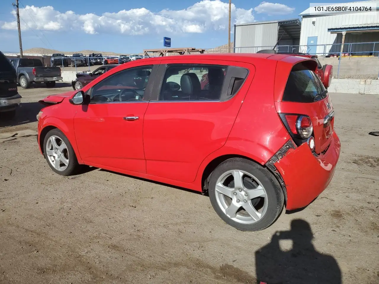 2015 Chevrolet Sonic Ltz VIN: 1G1JE6SB0F4104764 Lot: 53870305