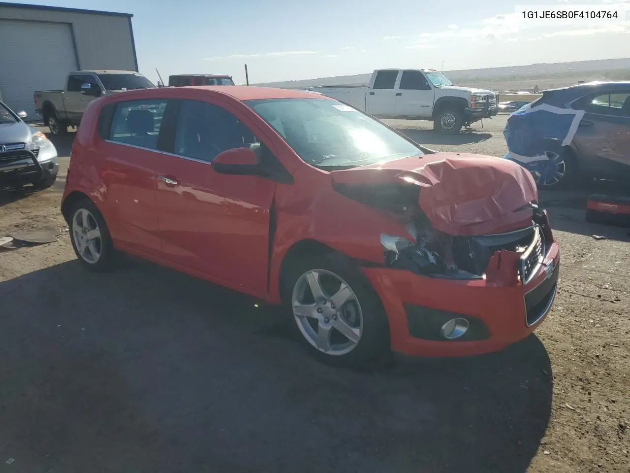 2015 Chevrolet Sonic Ltz VIN: 1G1JE6SB0F4104764 Lot: 53870305