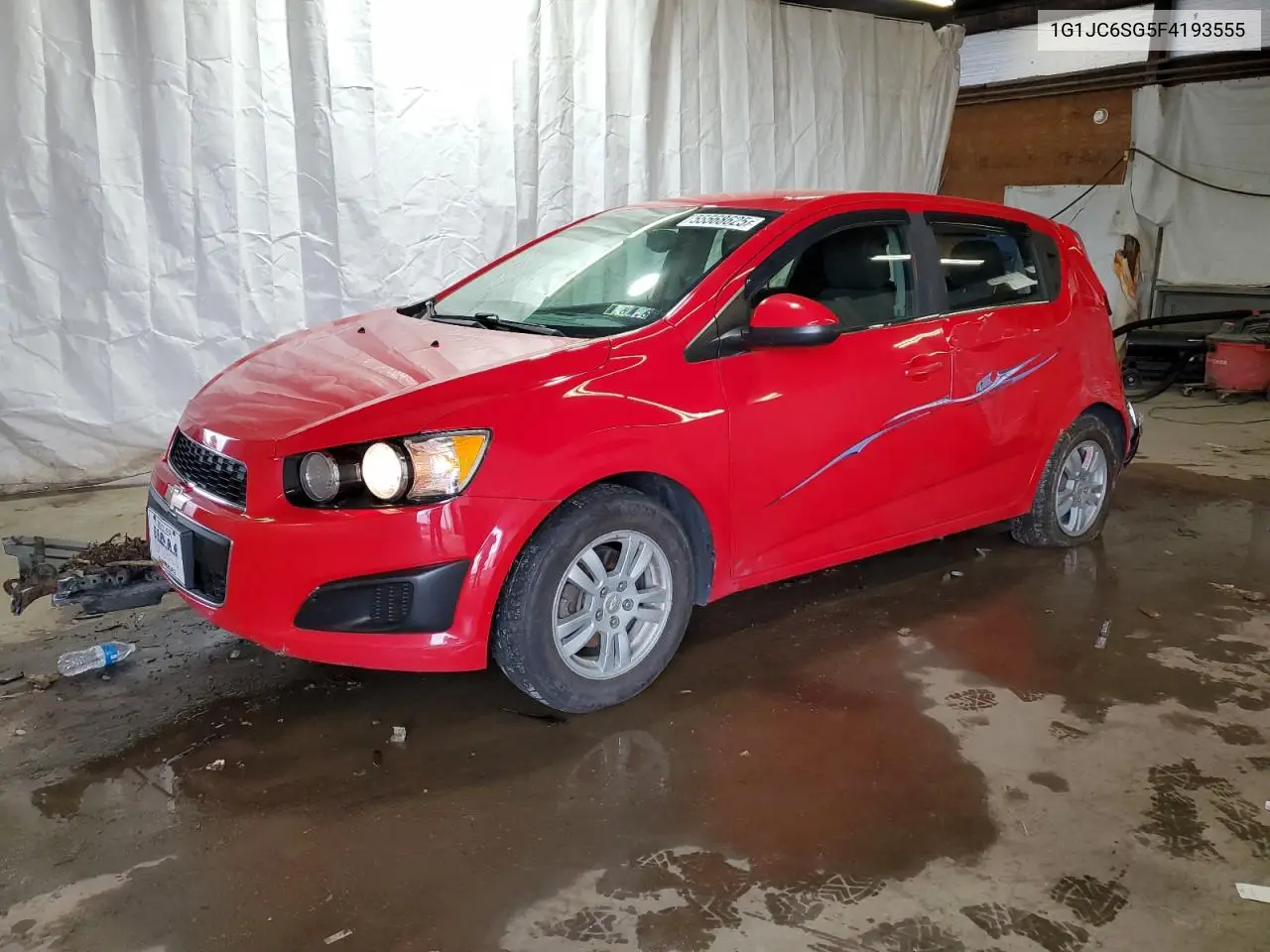 2015 Chevrolet Sonic Lt VIN: 1G1JC6SG5F4193555 Lot: 55568625