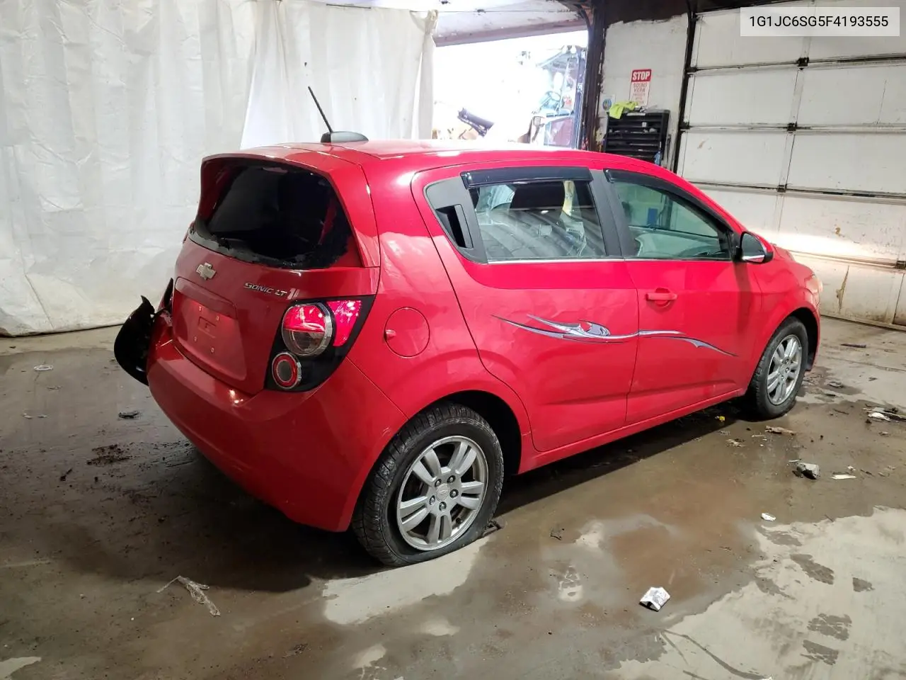 2015 Chevrolet Sonic Lt VIN: 1G1JC6SG5F4193555 Lot: 55568625