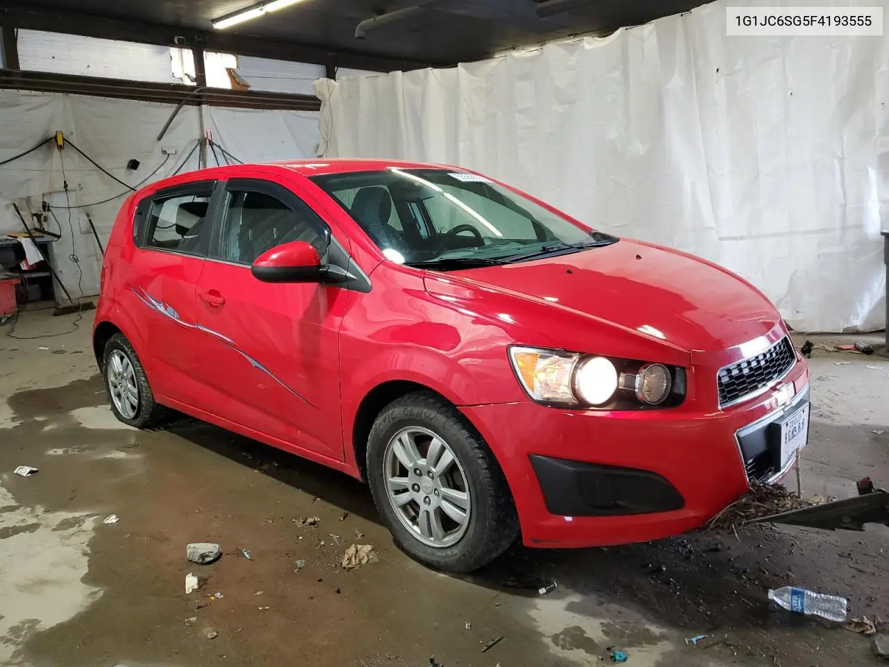 2015 Chevrolet Sonic Lt VIN: 1G1JC6SG5F4193555 Lot: 55568625