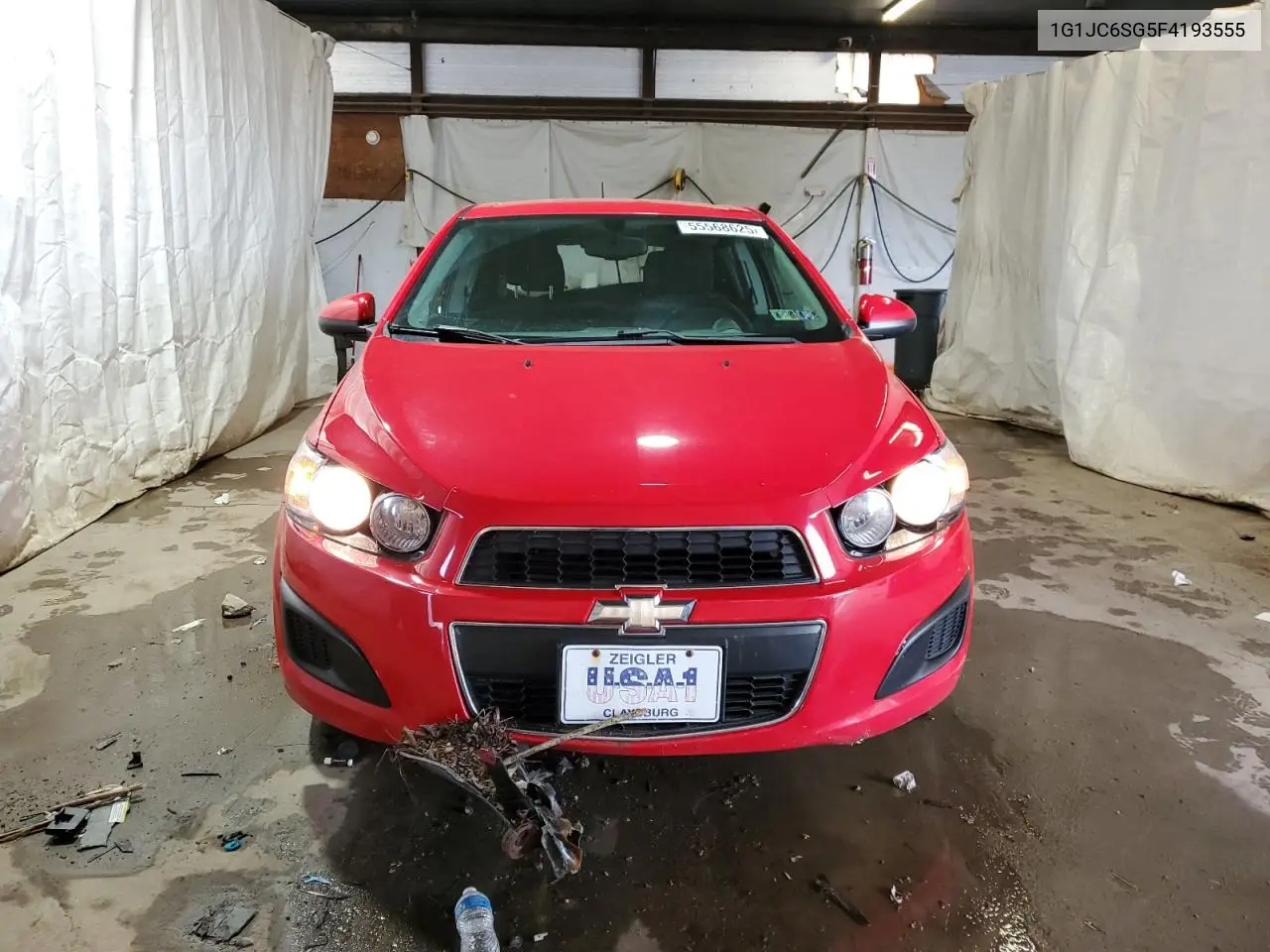 2015 Chevrolet Sonic Lt VIN: 1G1JC6SG5F4193555 Lot: 55568625