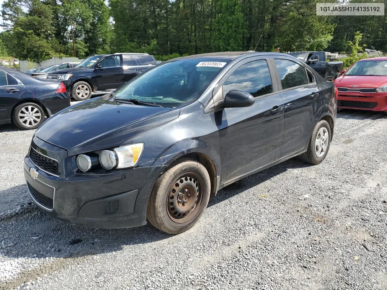 2015 Chevrolet Sonic Ls VIN: 1G1JA5SH1F4135192 Lot: 56203965