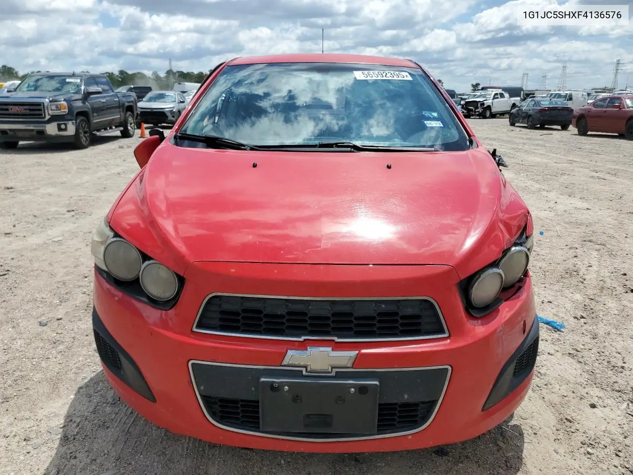 2015 Chevrolet Sonic Lt VIN: 1G1JC5SHXF4136576 Lot: 56592395