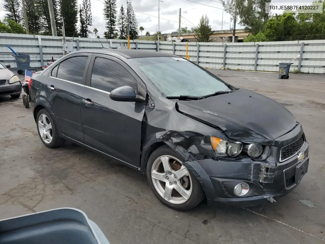 2015 Chevrolet Sonic Ltz VIN: 1G1JE5SB7F4120227 Lot: 56645905