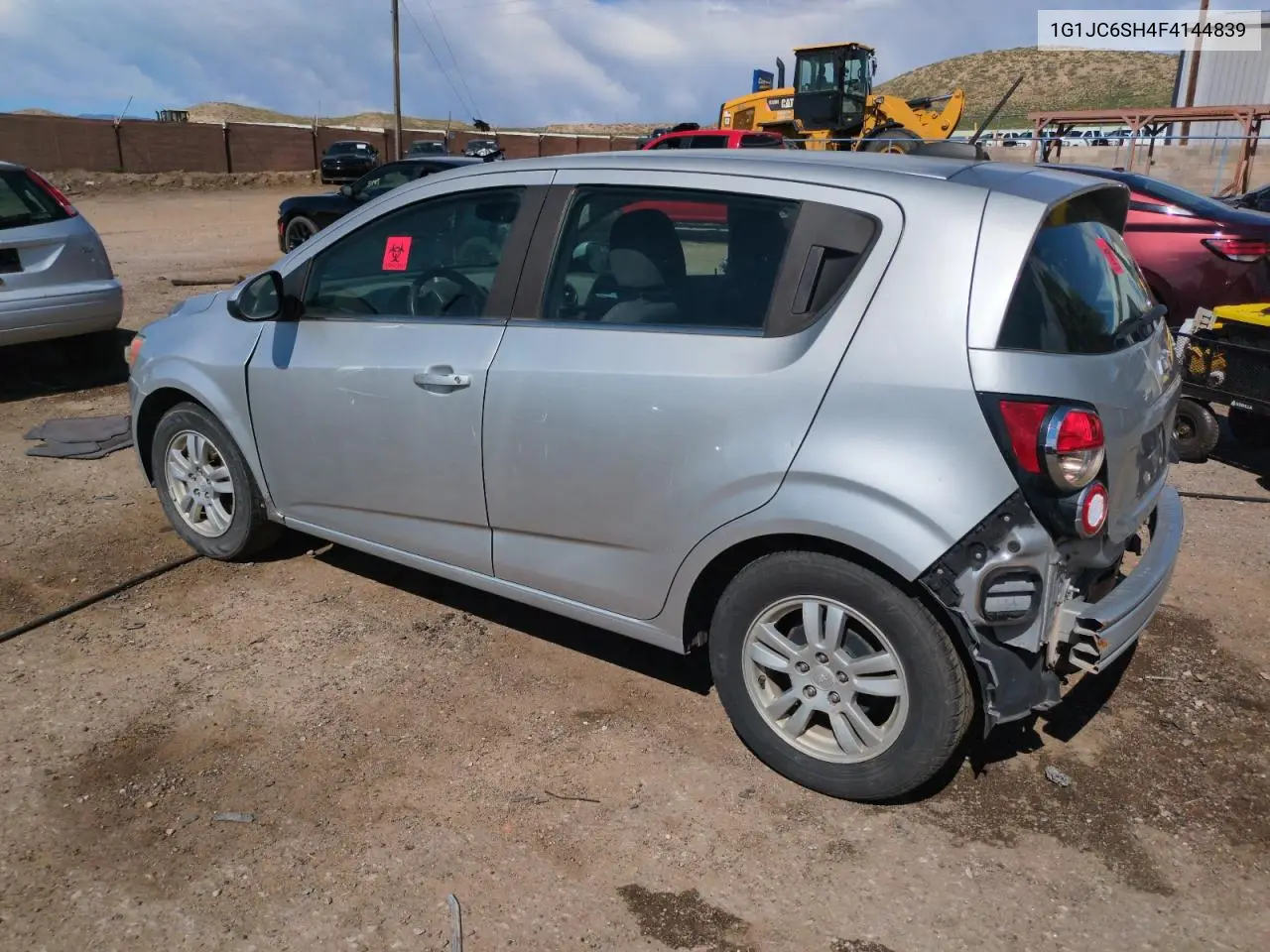 2015 Chevrolet Sonic Lt VIN: 1G1JC6SH4F4144839 Lot: 62845715