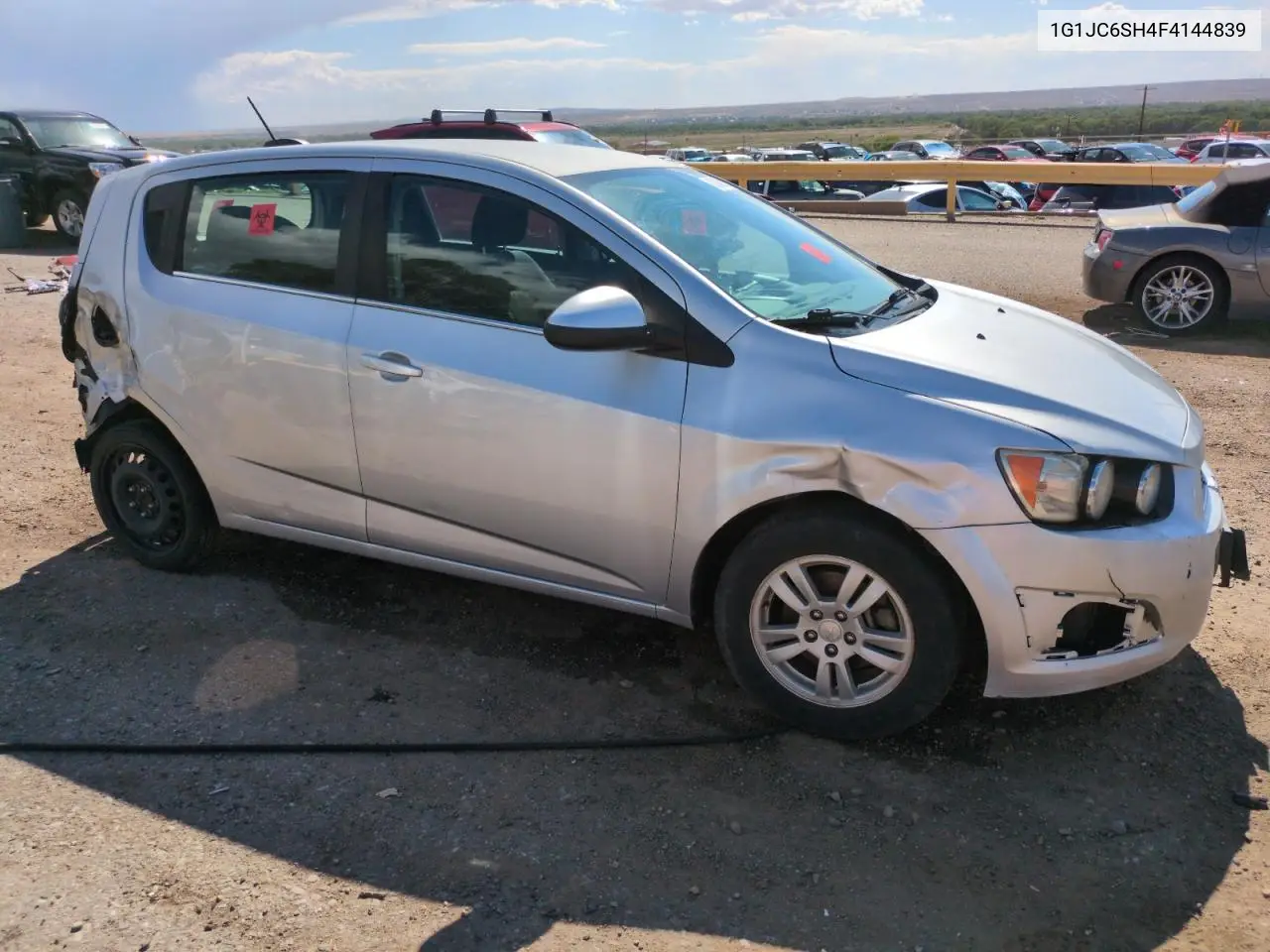 2015 Chevrolet Sonic Lt VIN: 1G1JC6SH4F4144839 Lot: 62845715