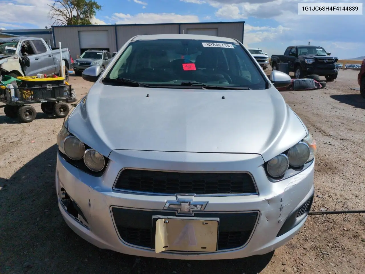2015 Chevrolet Sonic Lt VIN: 1G1JC6SH4F4144839 Lot: 62845715