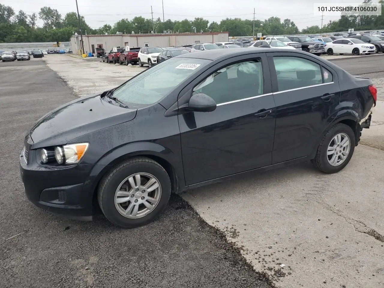 2015 Chevrolet Sonic Lt VIN: 1G1JC5SH3F4106030 Lot: 63383305