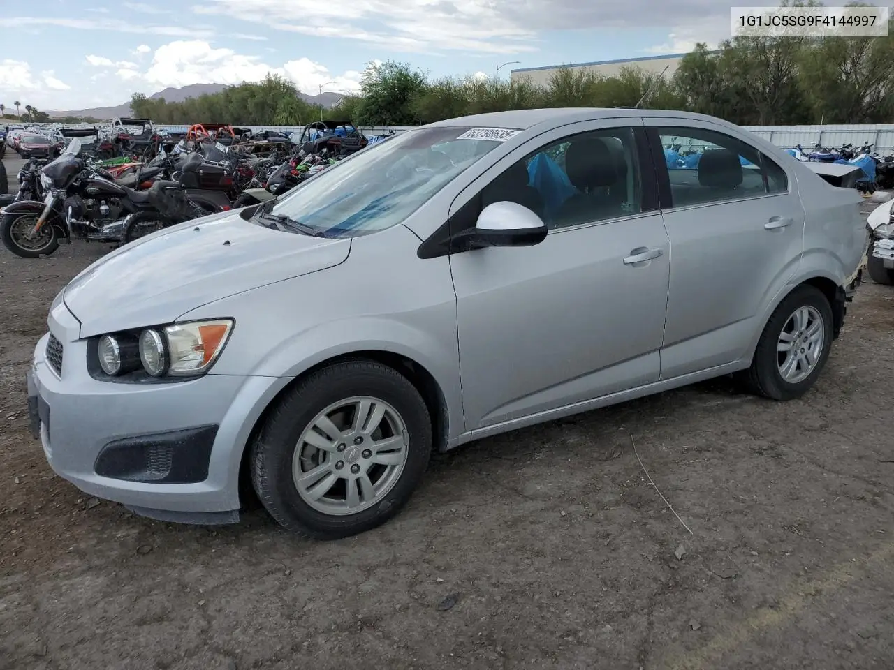 2015 Chevrolet Sonic Lt VIN: 1G1JC5SG9F4144997 Lot: 63798635