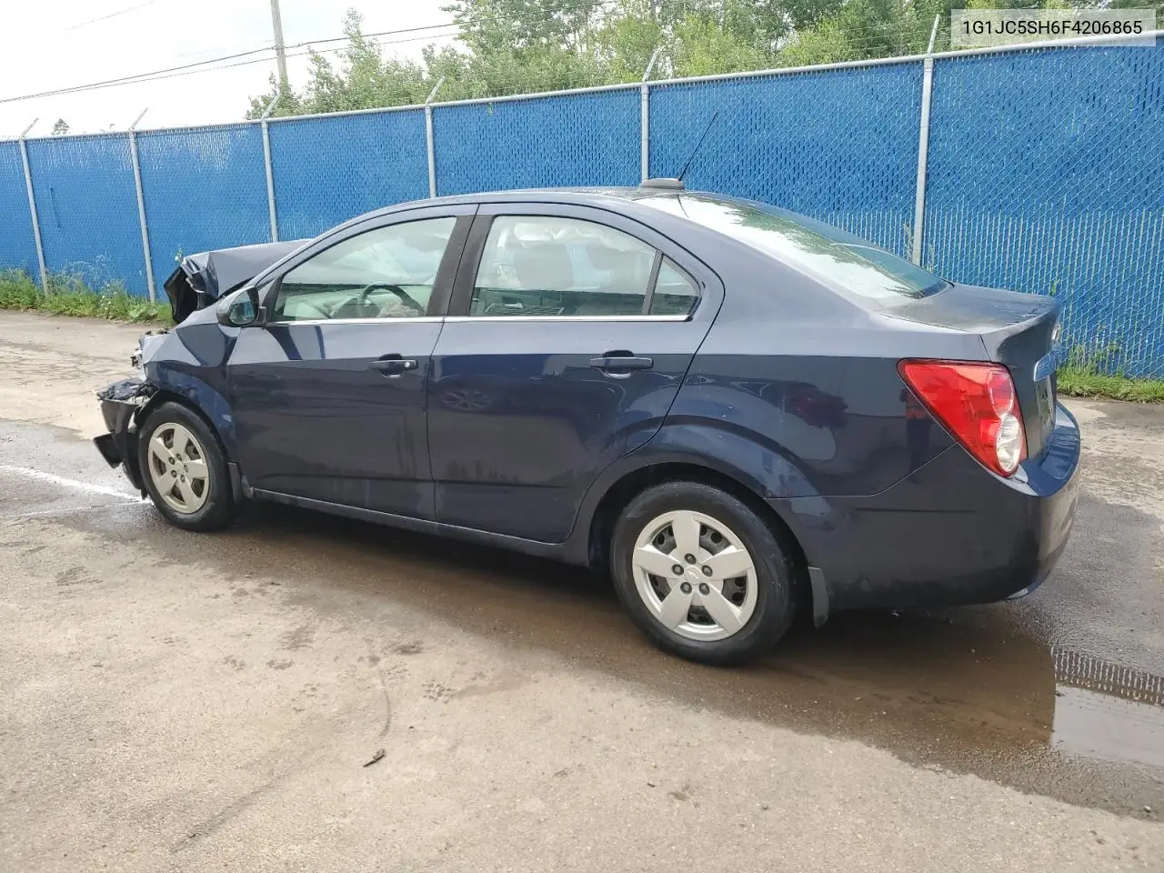 2015 Chevrolet Sonic Lt VIN: 1G1JC5SH6F4206865 Lot: 63900505