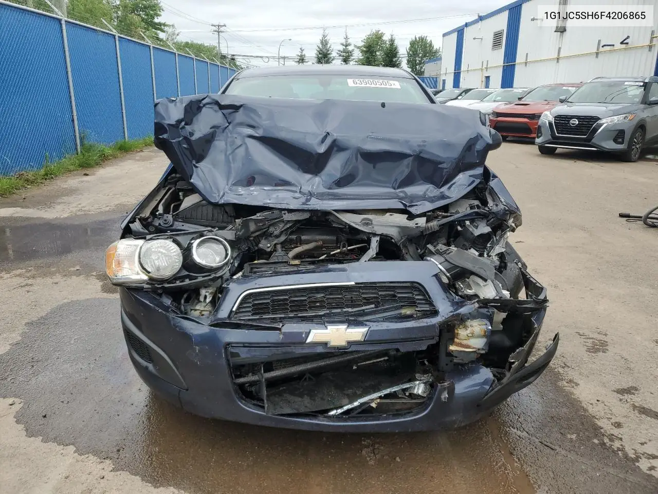 2015 Chevrolet Sonic Lt VIN: 1G1JC5SH6F4206865 Lot: 63900505